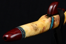 Buckeye Burl Native American Flute, Minor, High C-5, #F37G